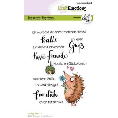 CraftEmotions Clear Stamps - Igel
